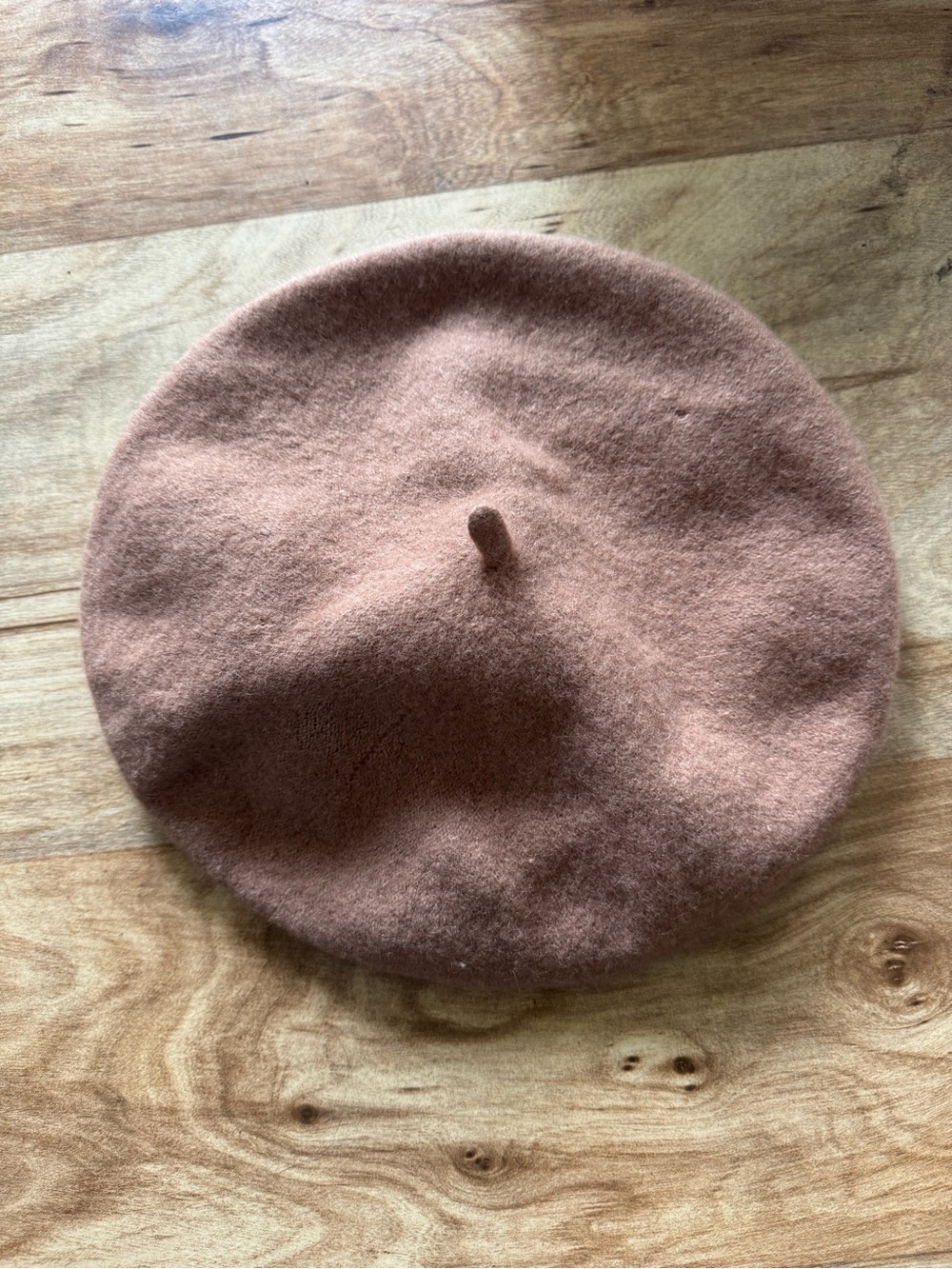 14th & Union Rosewood Wool Beret